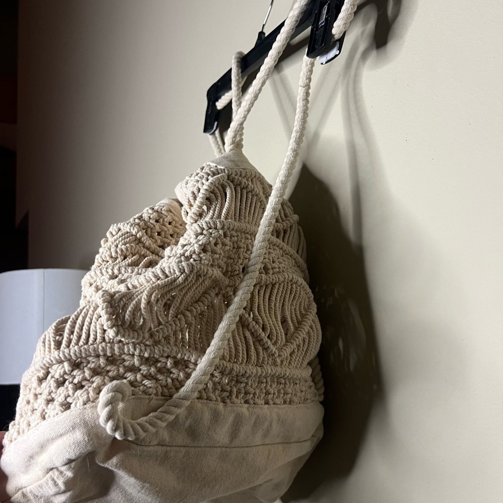 Macrame backpack - image 4